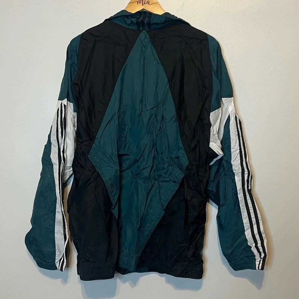 Vintage Adidas Track Jacket Full Zip Windbreaker XL